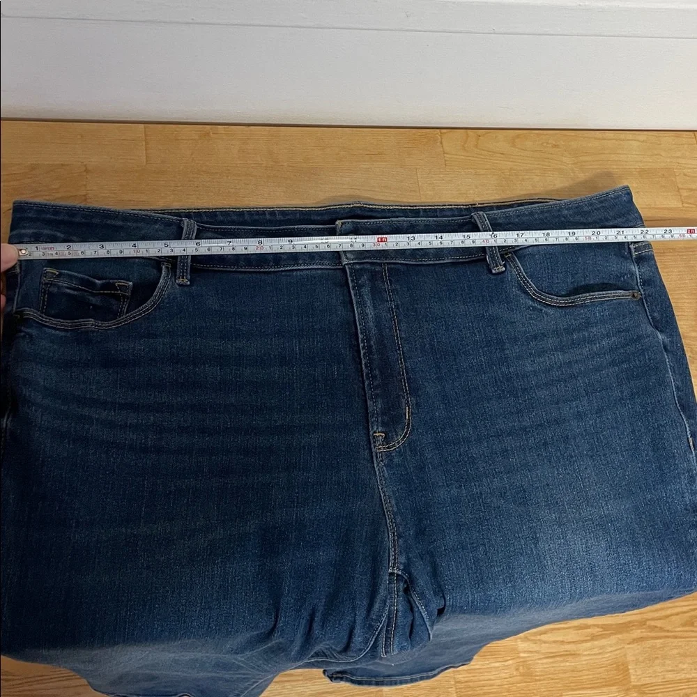 Old Navy high rise kicker boot cut blue jeans women’s size 20 - Picture 10 of 14